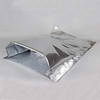 Large 40lb side gusset mylar bags metalized foil mylar in an indsutrial sized side gusset bag with valve for coffee storage