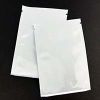 White mylarfoil pouches for packaging White printed on mylarfoil material for use in medical pouch packaging